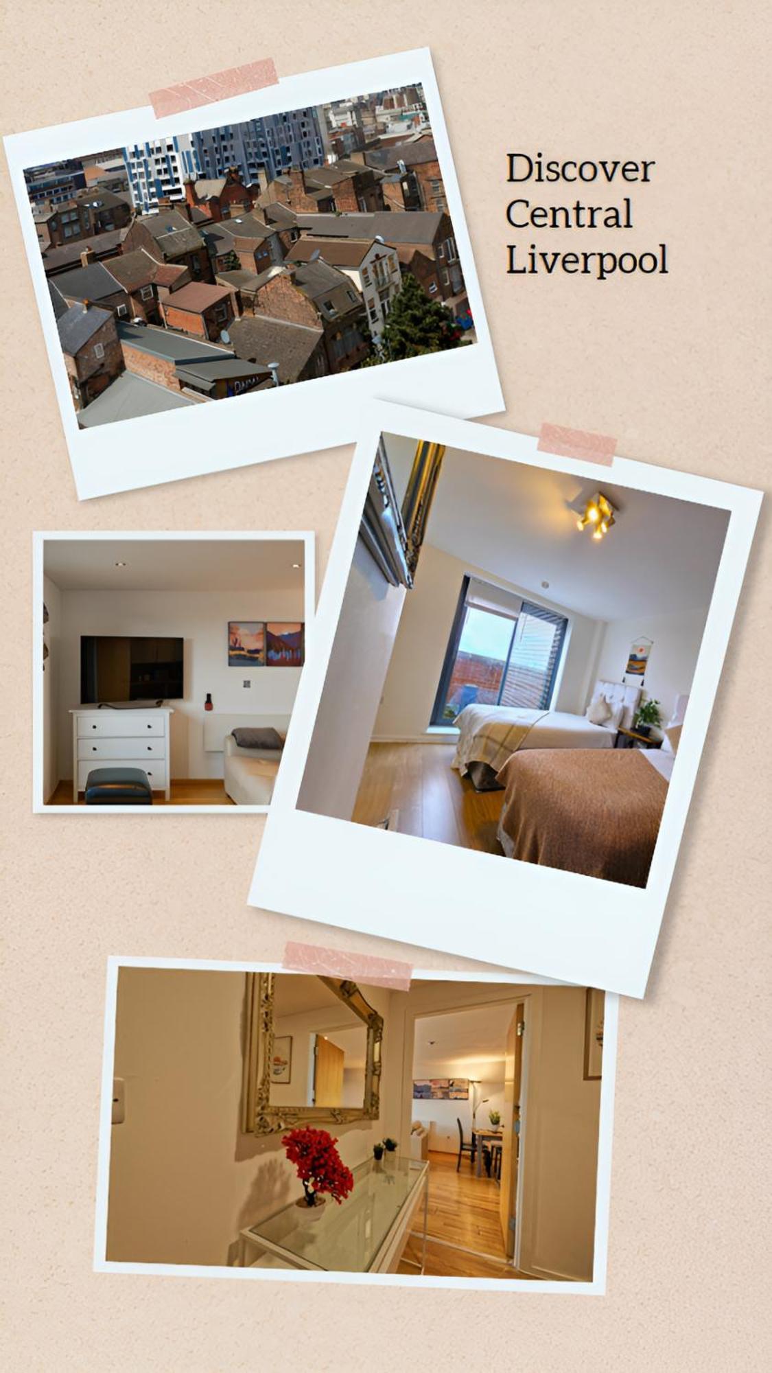 Sidemersey Livings- Convenient 1-Bedroom Flat With A View, Central Liverpool Luaran gambar